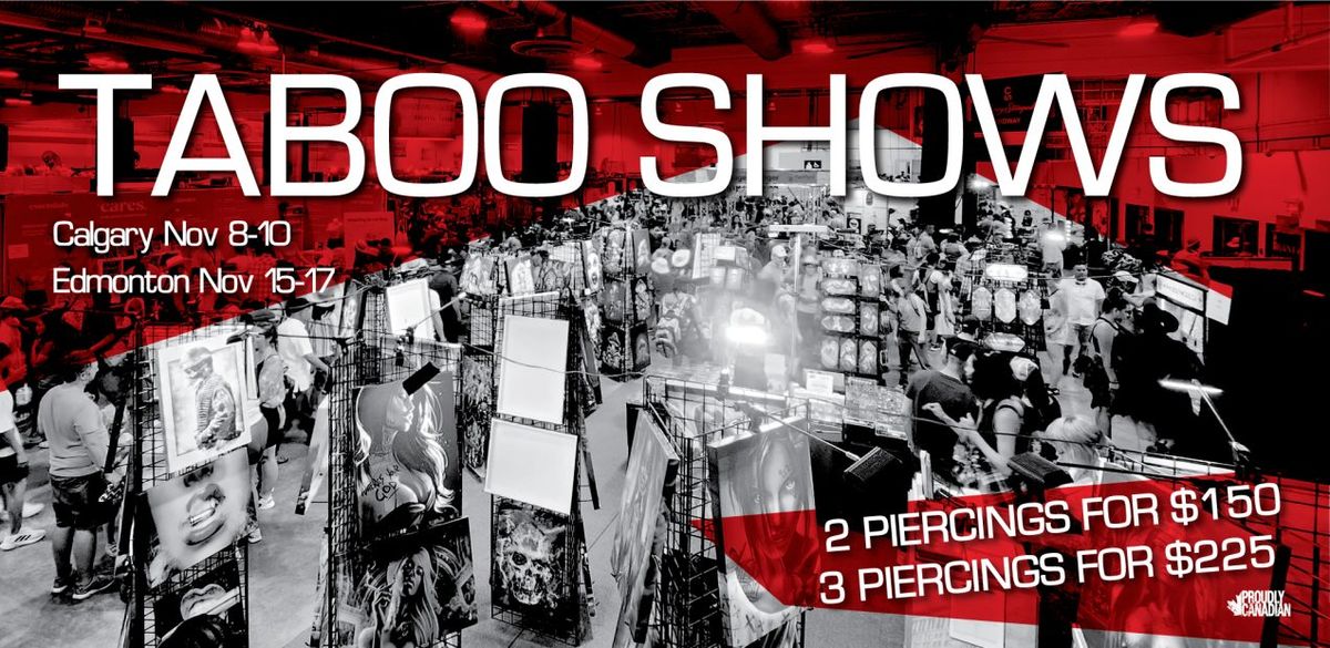 TABOO SHOW - CALGARY 2025, 1 November | Event in Calgary, AB | AllEvents