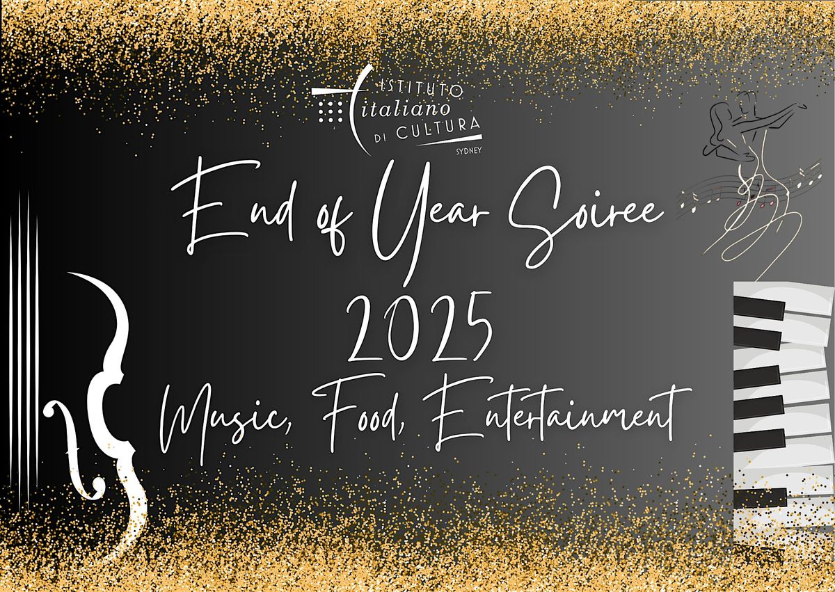 END OF YEAR SOIREE 2025 at the Institute, 4 December | Event in Sydney | AllEvents