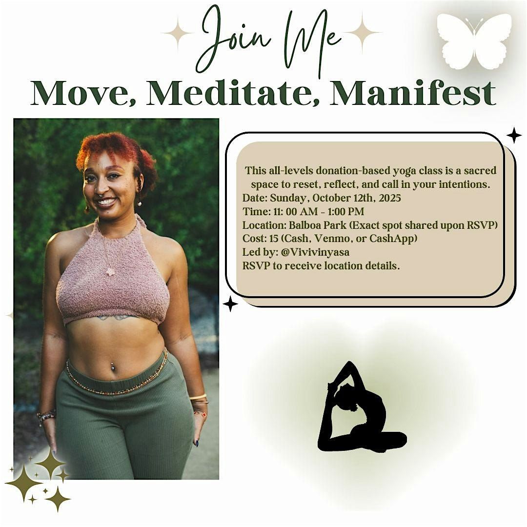 Move, Meditate, Manifest with Vivivinyasa, 25 January | Event in San Diego | AllEvents