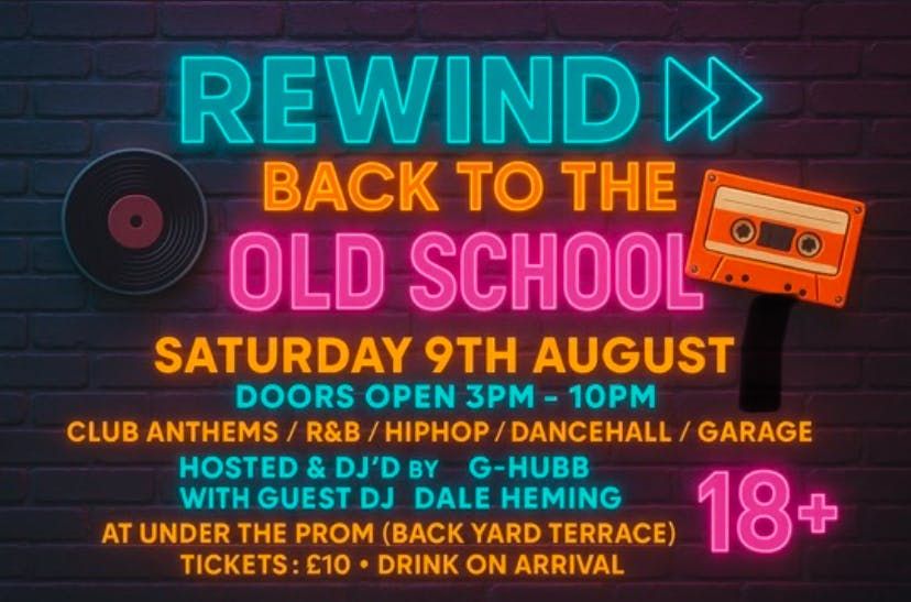 Rewind (back to the old skool), 9 August | Event in Cheltenham | AllEvents