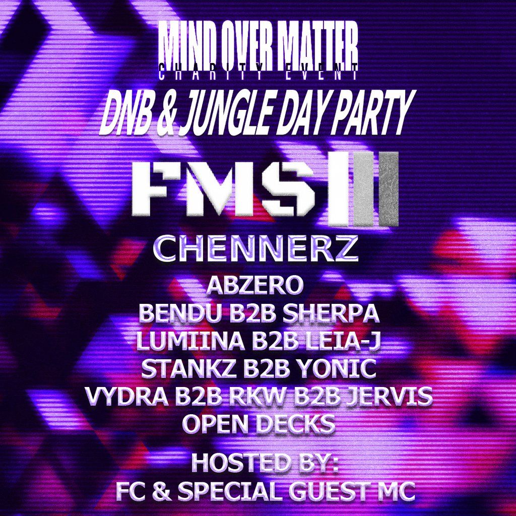 Mind Over Matter; DNB & JUNGLE DAY PARTY | Event in Salford | AllEvents