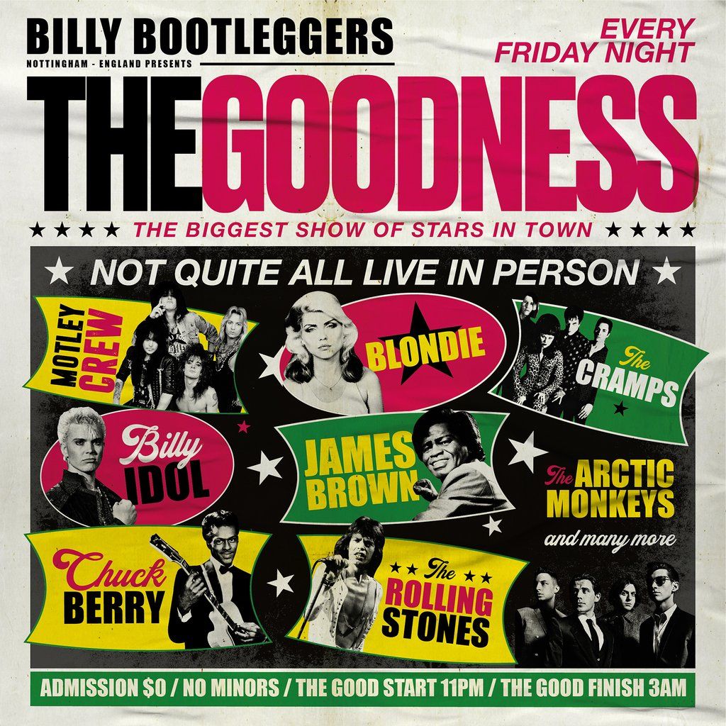 THE GOODNESS - Fridays @ Billy's, 13 February | Event in Nottingham | AllEvents