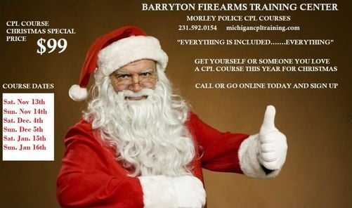 Training Day Christmas Meme 2022 Cpl Course - Special $99, Barryton Conservation Club, January 15 2022 |  Allevents.in
