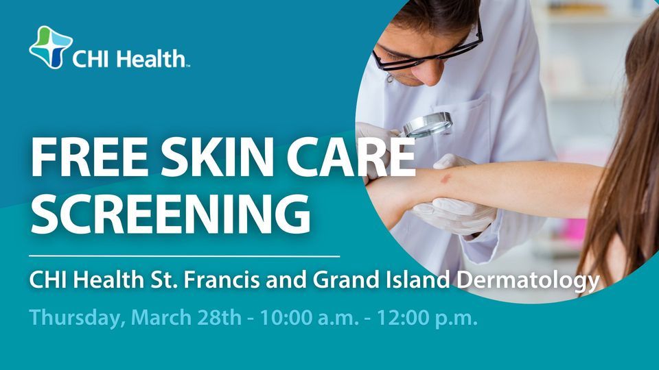 Free Skin Cancer Screening, 2620 W Faidley Ave, Grand Island, NE