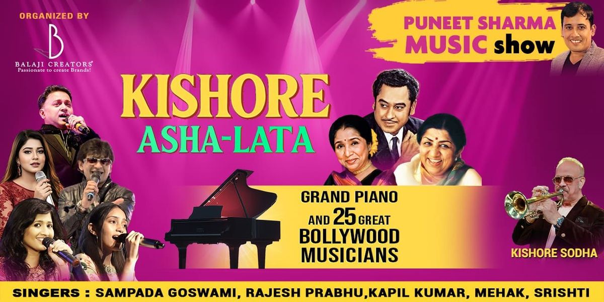 KISHORE-ASHA-LATA with GRAND PIANO & 25 Musicians, 18 January | Event in Mumbai | AllEvents