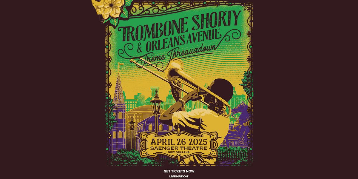 Trombone Shorty and Orleans Avenue, 17 September | Event in Wilmington | AllEvents