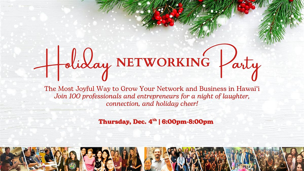 Holiday Networking Party, 4 December | Event in Honolulu | AllEvents