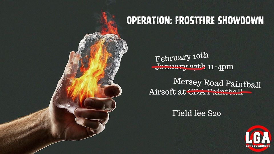 Operation Frostfire Showdown, Mersey Road Paintball, Chester, February