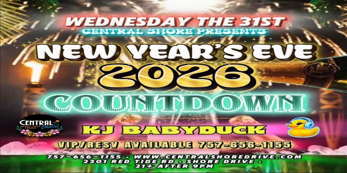 ✨ New Year’s Eve at Central Shore ✨