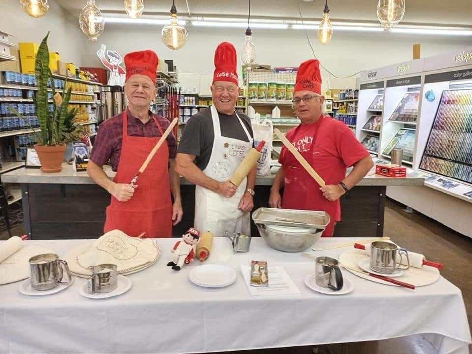 Lefse Class, Everson's Hardware Hank, Waconia, November 19 2022
