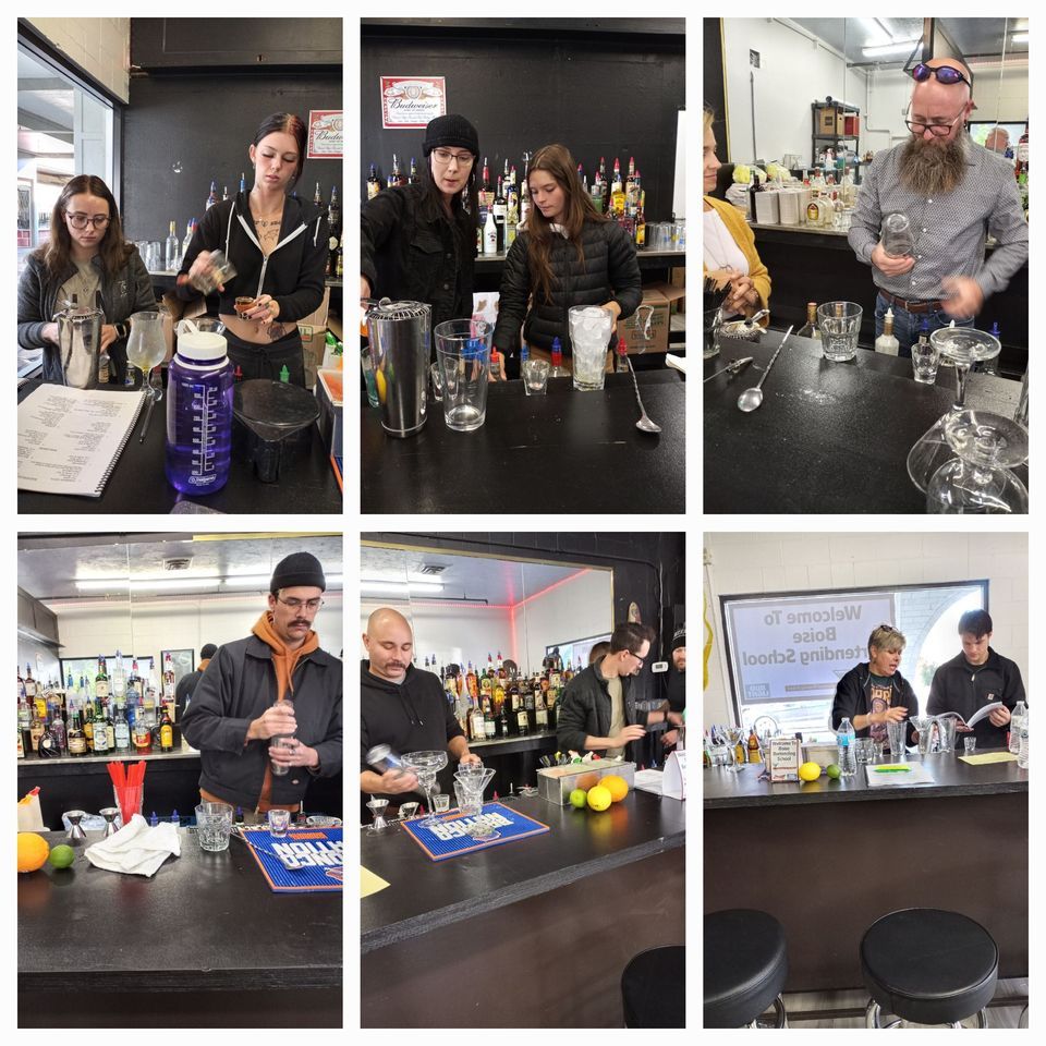Bartending classes with job placement and certification, Portland OR