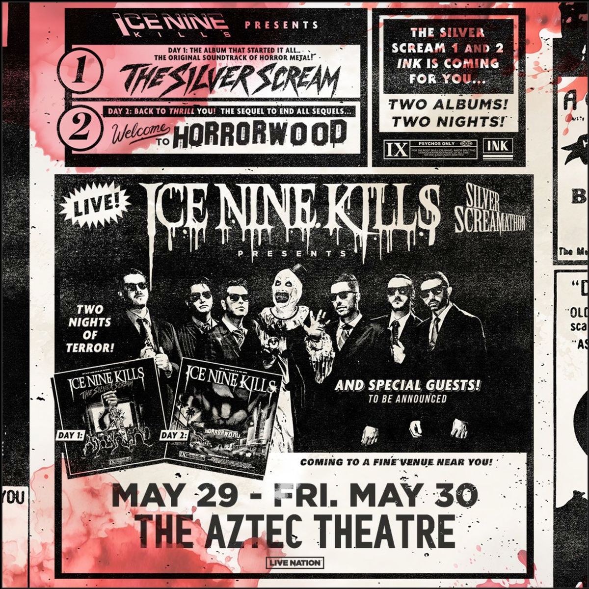 Ice Nine Kills - 2 Day Pass at Aztec Theatre | Event in San Antonio | AllEvents