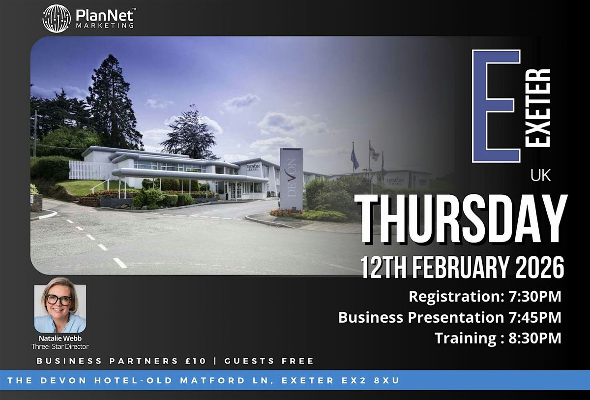 Plannet Marketing Southwest Exeter Event