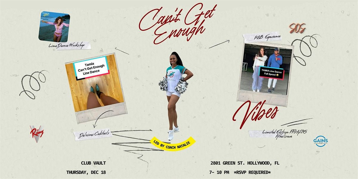 Tamia Line Dance Workshop, R&B experience, & FFGAINS Athleisure Preview!, 18 December | Event in Hollywood