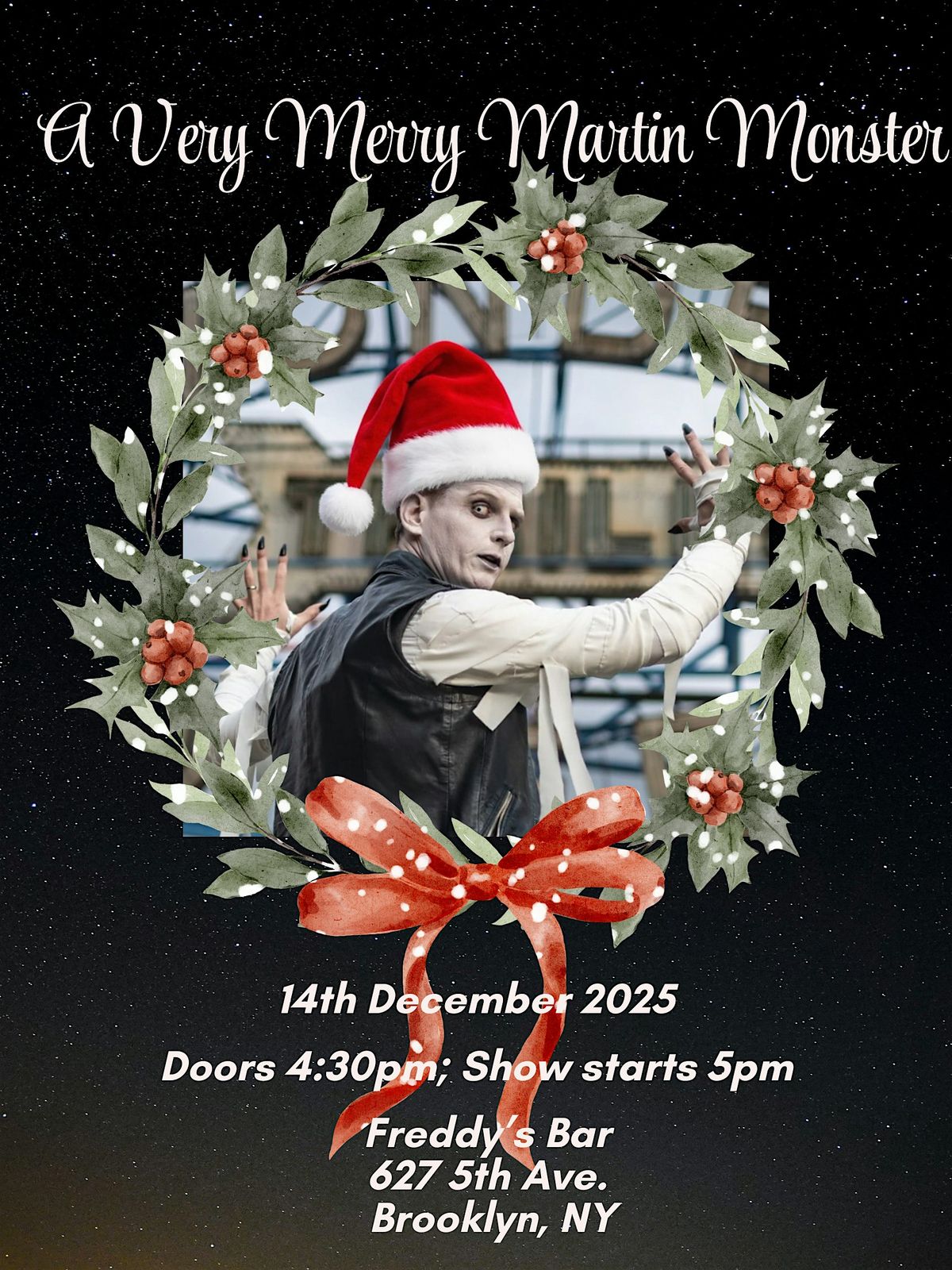A Very Merry Martin Monster, 14 December | Event in Brooklyn | AllEvents