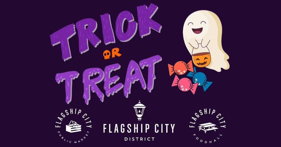 TrickOrTreating at the Flagship City District!, Flagship City Food