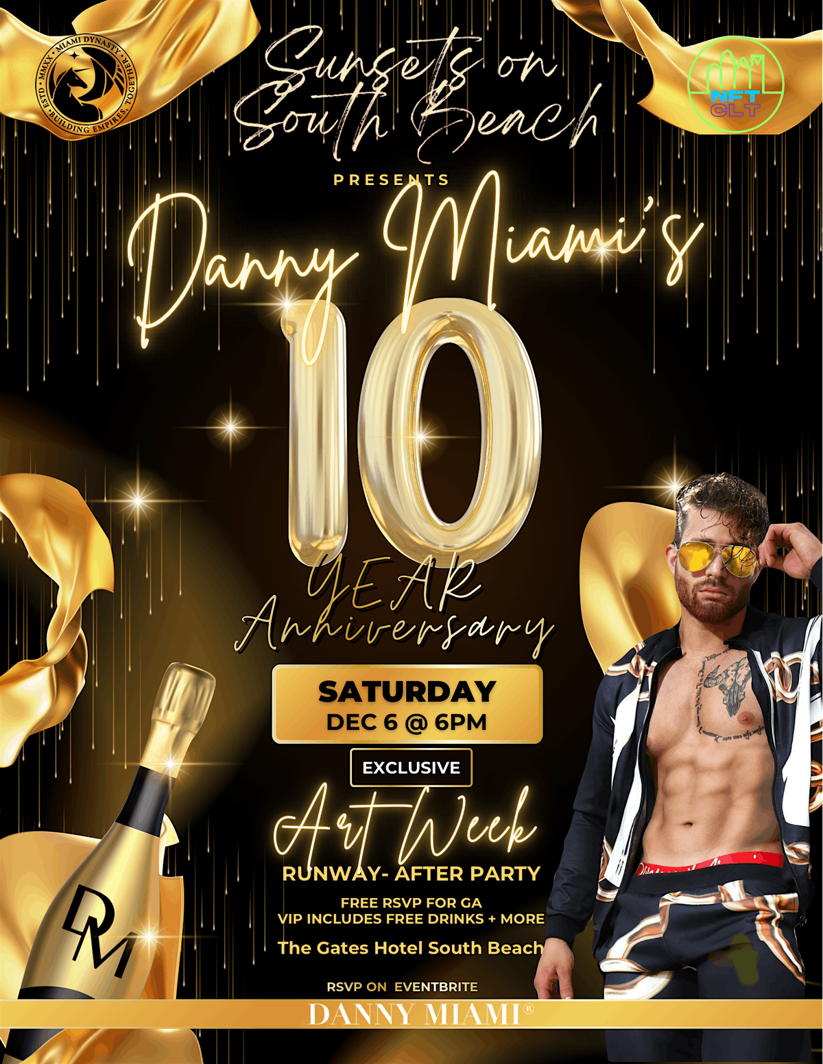 DANNYMIAMI 10 Year Anniversary - Miami Art Week, 6 December | Event in Miami Beach | AllEvents