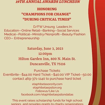 Eta Phi Beta Sorority Inc., Epsilon Dallas Chapter logo