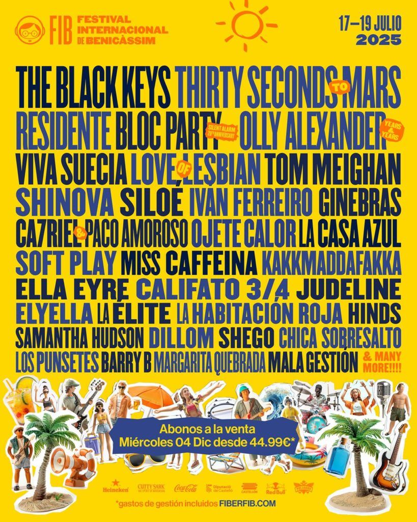 Festival Internacional de Benicàssim 2025 3Day Pass Thirty Seconds