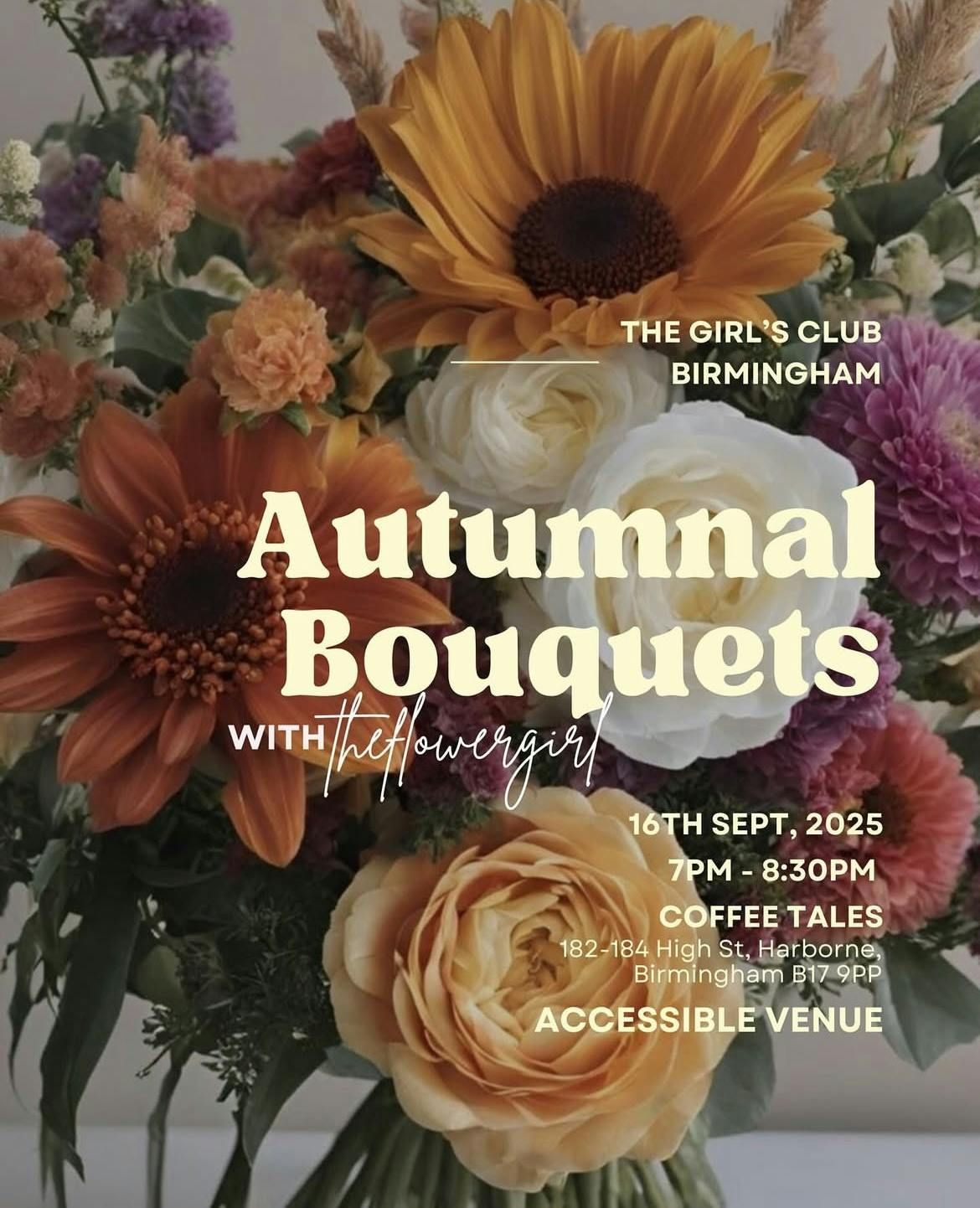 Autumnal Bouquet Workshop 💐🍂, 16 September | Event in Smethwick | AllEvents