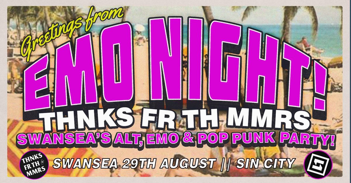 EMO NIGHT, SWANSEA ⚡ LAST PARTY OF SUMMER!, 29 August | Event in Swansea | AllEvents