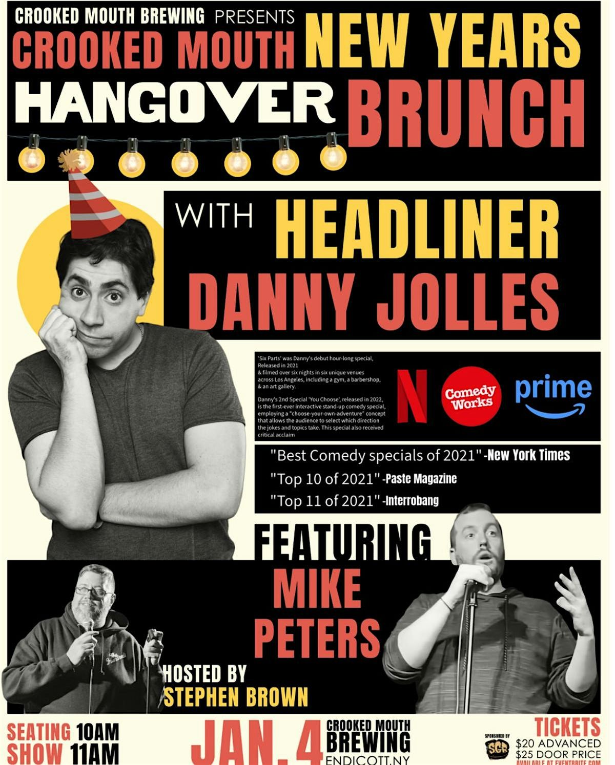 New Years Hangover Brunch with Danny Jolles