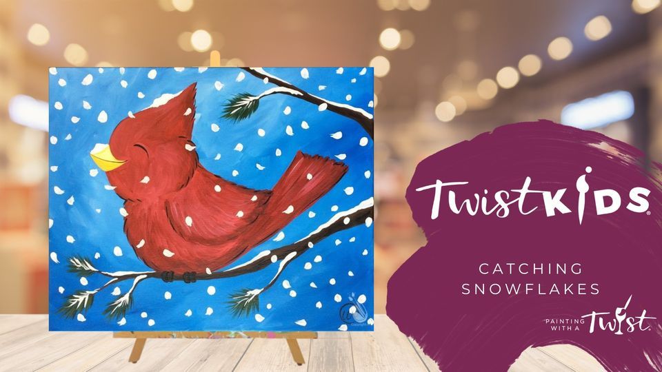 Ages 5+ Catching Snowflakes, Painting with a Twist (Longview, TX