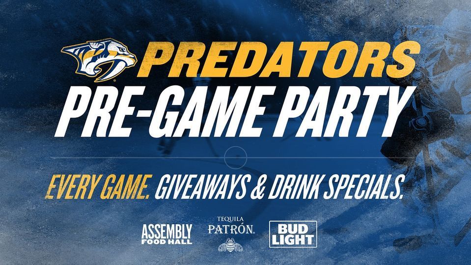Predators Pre-Game Party, Assembly Food Hall, Nashville, 23 March 2024 ...