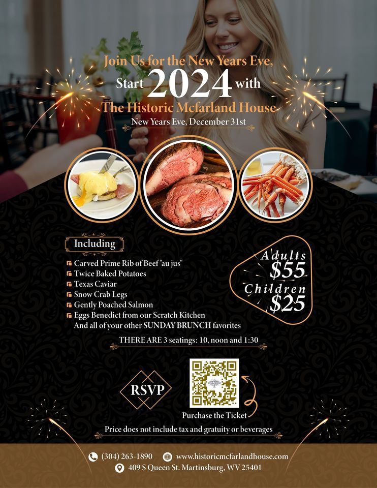 New Years Eve Brunch Buffet, 409 S Queen St Martinsburg, WV, United States, West Virginia 25401