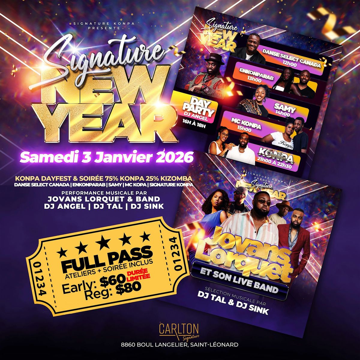 ✨ SIGNATURE NEW YEAR 2026 ✨, 3 January | Event in Montréal | AllEvents