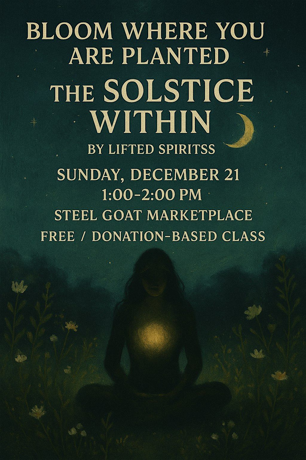 Bloom Where You Are Planted: The Solstice Within, 21 December | Event in Penn Hills Township | AllEvents