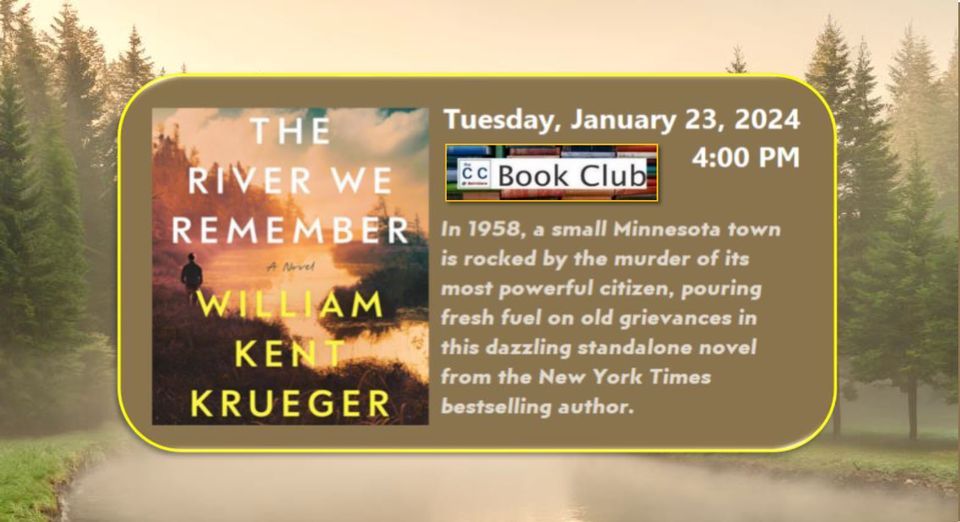 CCB Book Club "The River We Remember", Community Center at Belvidere