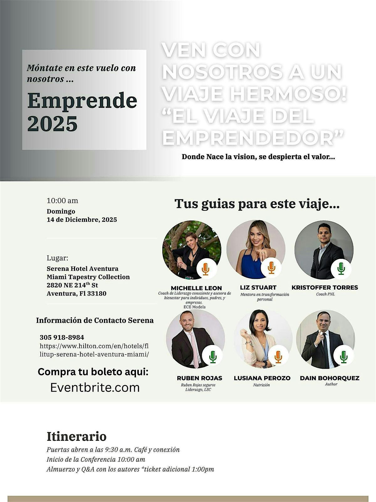 El viaje del Emprendedor, 14 December | Event in Aventura | AllEvents