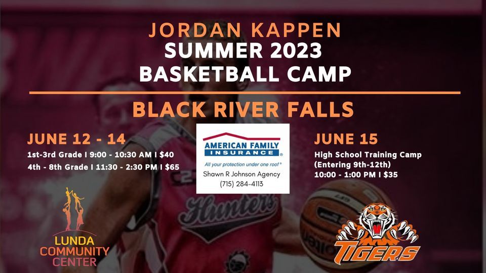 Jordan Kappen BRF Summer Basketball Camp, Black River Falls, Wisconsin