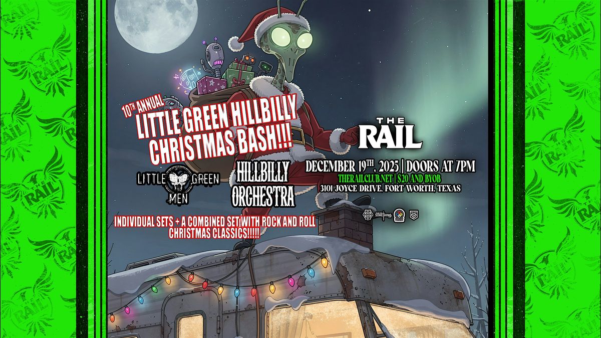 Little Green Hillbilly Christmas Bash at The Rail, 19 December | Event in Fort Worth | AllEvents