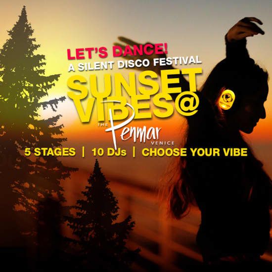 Sunset Vibes Silent Disco at The Penmar / Venice, 14 June | Event in Venice | AllEvents