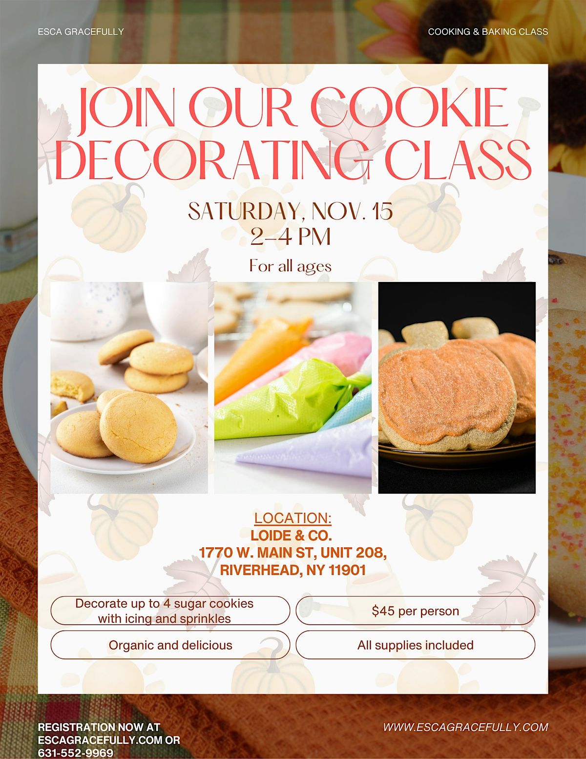 Sugar Cookie Decorating Class | Event in Riverhead | AllEvents