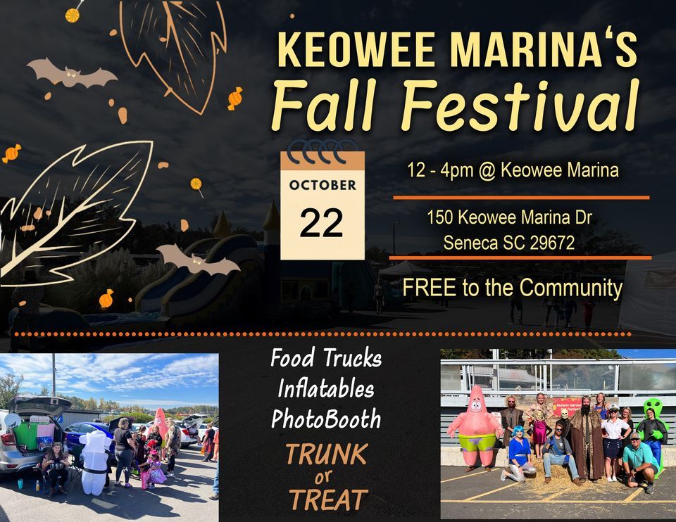Keowee Marinas Fall Festival 2023, Lake Keowee Marina, Seneca, October