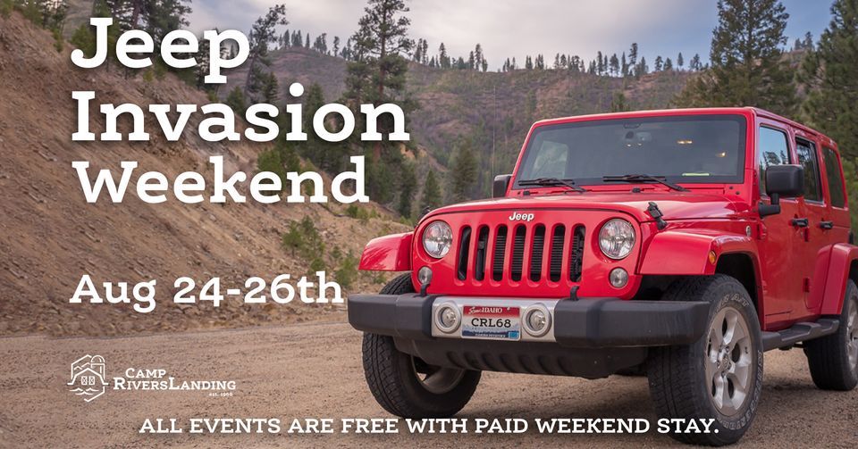 Jeep Invasion Weekend, Camp Riverslanding, Pigeon August 24 2025
