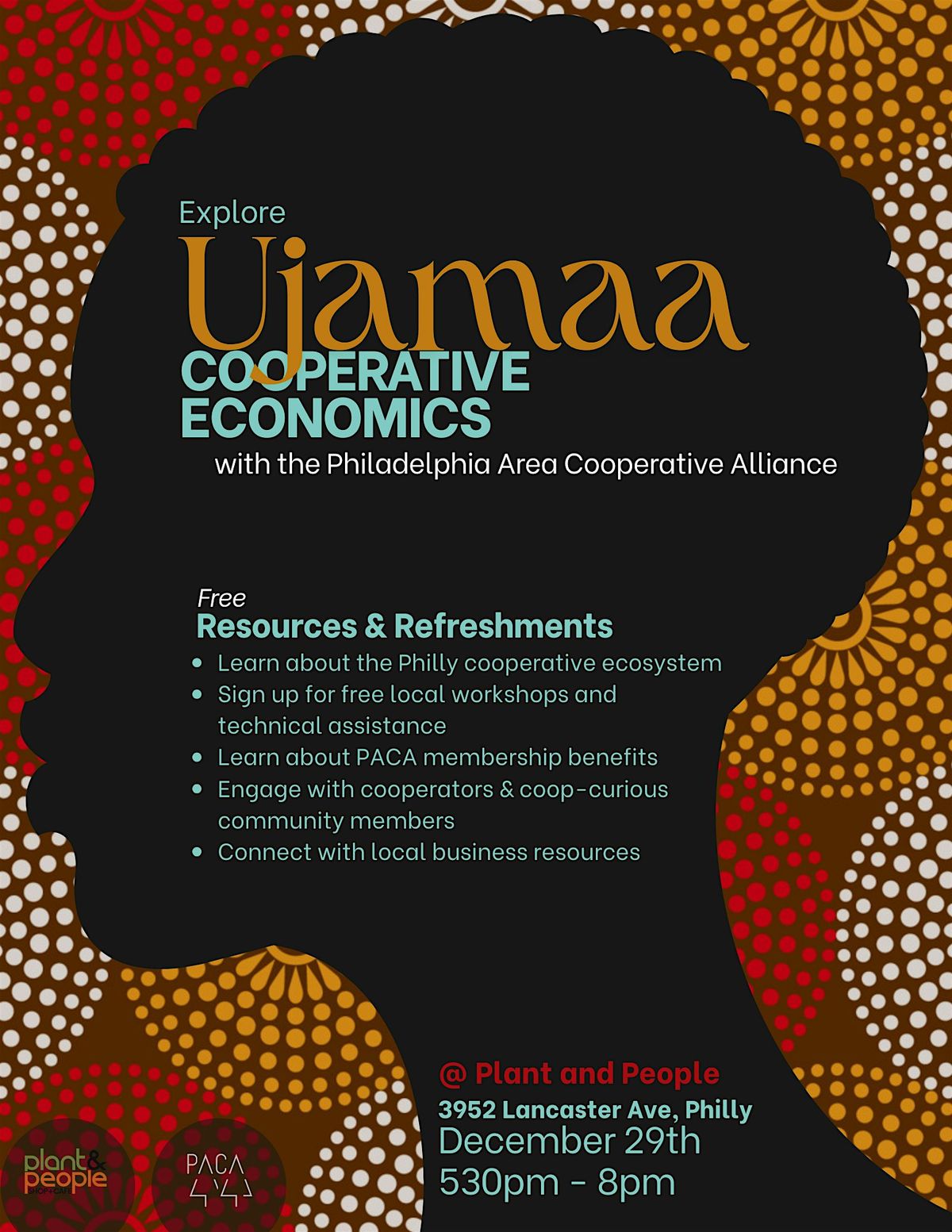 Kwanzaa Ujamaa- Cooperative Economics, 29 December | Event in Philadelphia | AllEvents