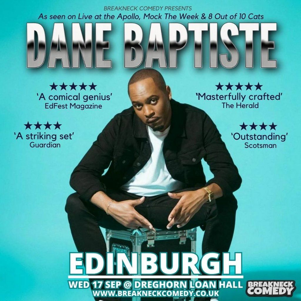 Dane Baptiste, 17 September | Event in Edinburgh | AllEvents