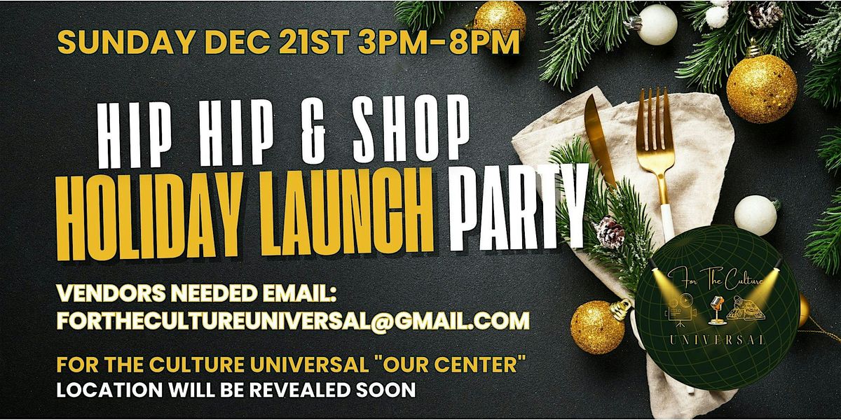 HIP HOP & SHOP: FTCU HOLIDAY LAUNCH PARTY, 21 December | Event in Columbus | AllEvents