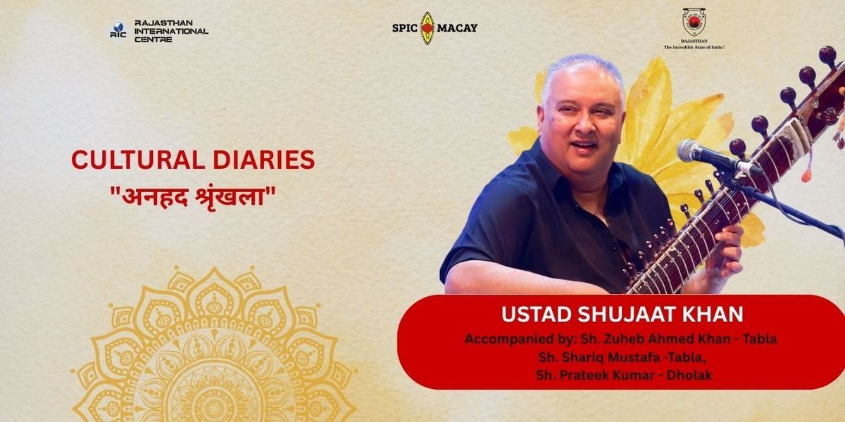 Concert by Ustad Shujaat Khan, 11 October | Event in Jaipur | AllEvents