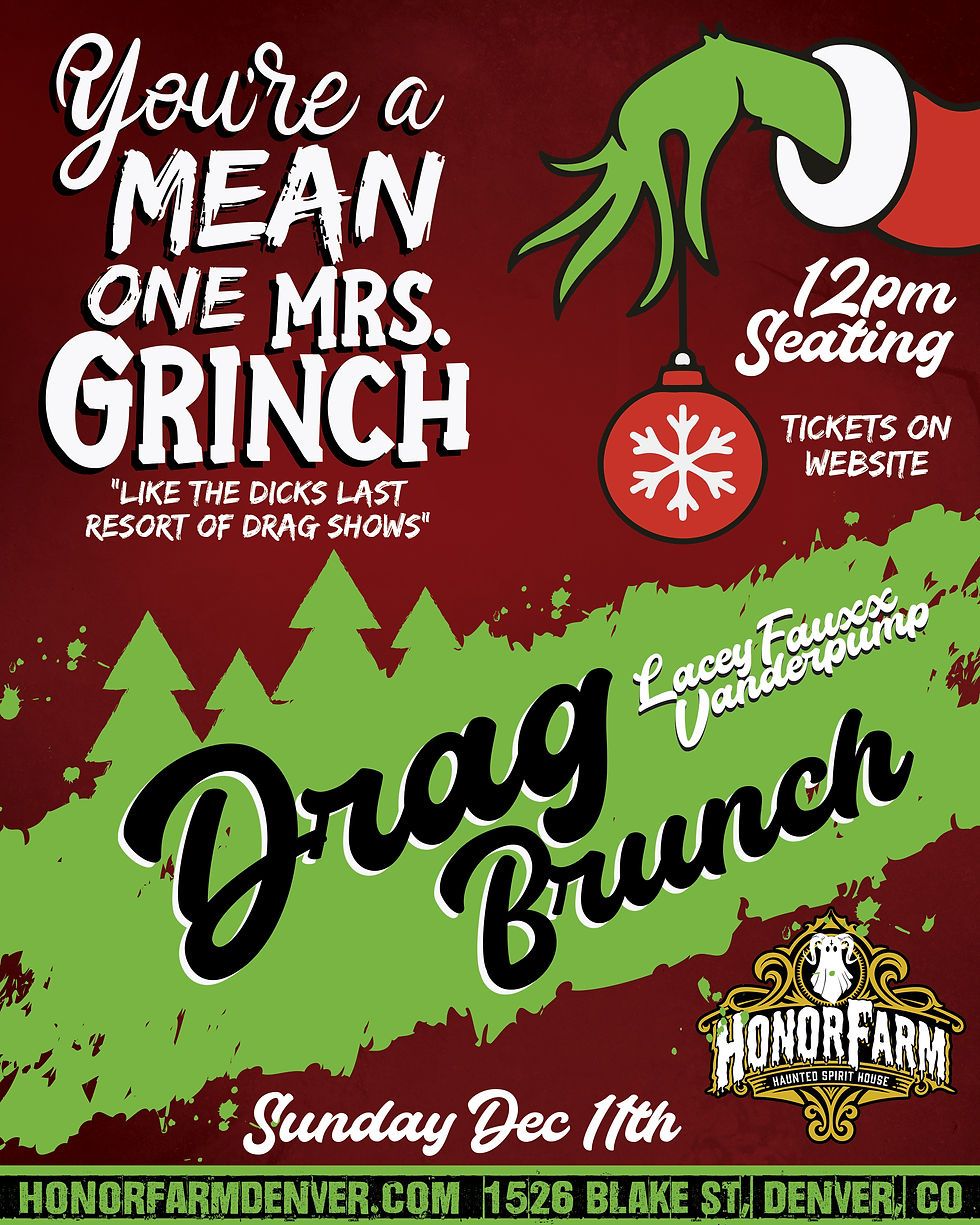 Grinch Drag Brunch at Funny Bone - Des Moines, 7 December | Event in West Des Moines | AllEvents