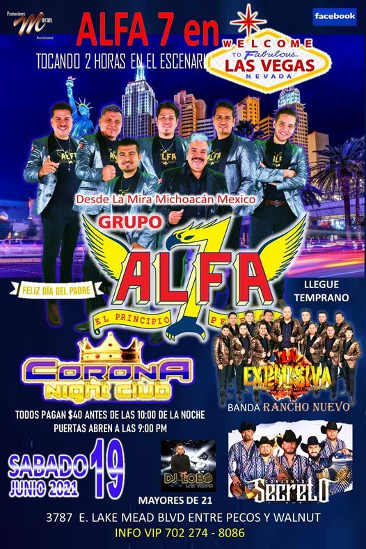 Las Vegas Nv Corona Night Club Las Vegas June 19 2021 Allevents In Events Going On In Las Vegas In June 2022