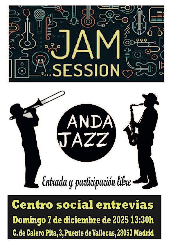Jam sesion Andajazz en CSE, 7 December | Event in Madrid | AllEvents