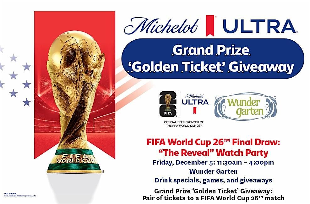 FIFA World Cup 26™ Final Draw Watch Party: “The Reveal” | Event in Washington | AllEvents