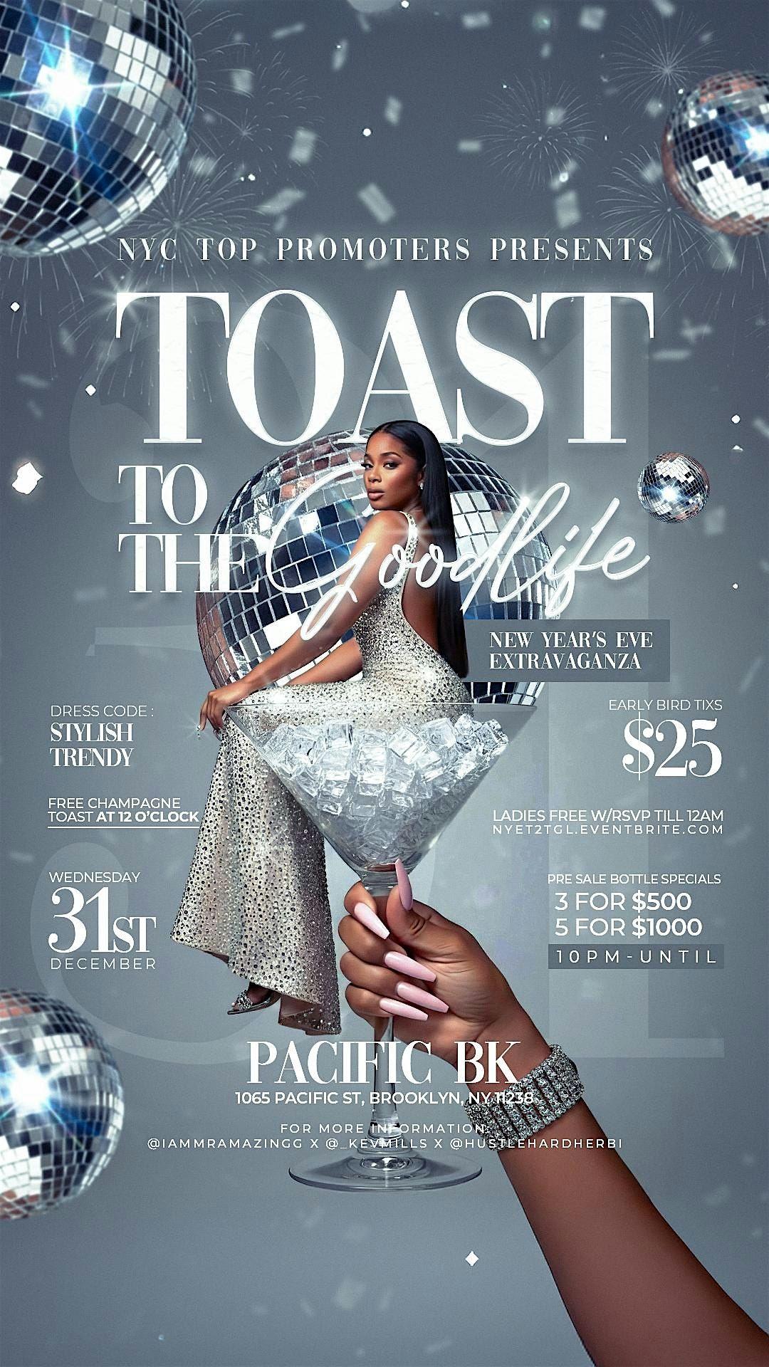 New Year’s Eve extravaganza, 31 December | Event in Brooklyn | AllEvents