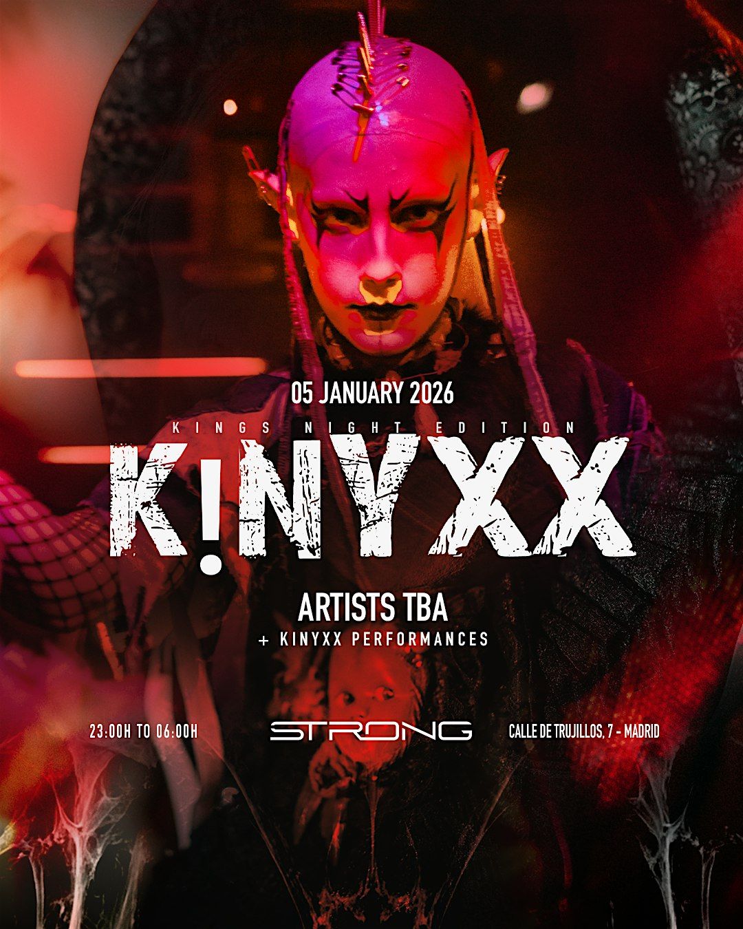 K!NYXX pres: Fet!sh Edition at Sala Strong, 5 January | Event in Madrid | AllEvents