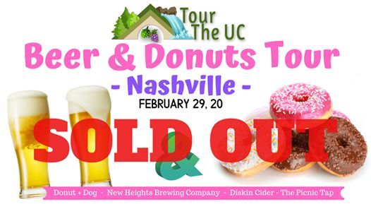 Beer Donuts Tour Nashville Food Lion Cookeville February 29 2020 